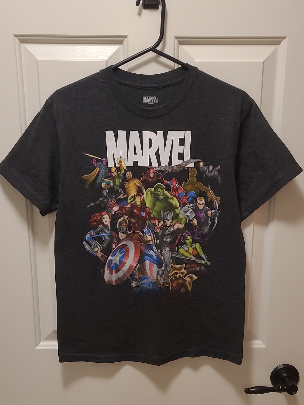 NWOT Marvel Boy's Superhero Tee - L